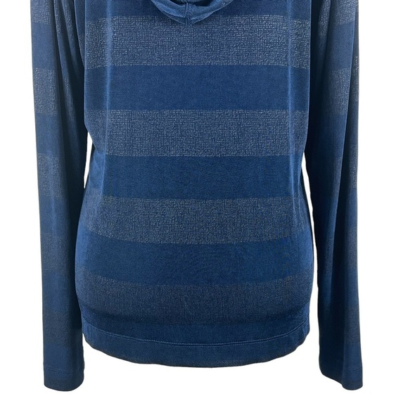 CHICO'S TRAVELERS HOODED PULLOVER V-NECK - Picture 9 of 11